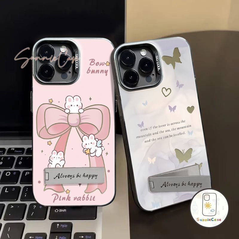 เคส VIVO Y12i Y21s Y36 Y31 Y27s Y17s Y16 Y22s Y12 Y17 Y27 Y35 Y22 Y21 Y12s Y20 Y91 Y11 Y02 Y15 กระต่ายโบว์การ์ตูนดูเดิล