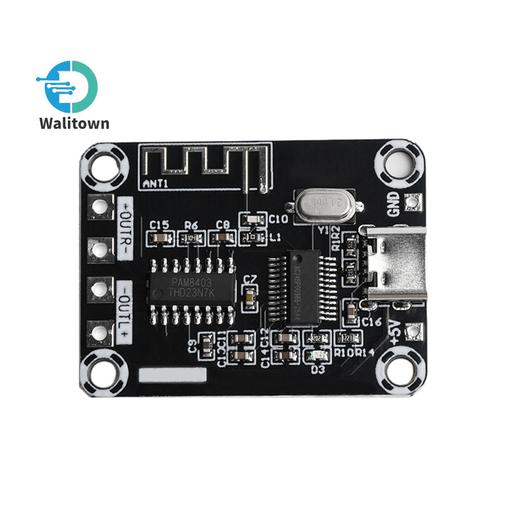 Xh-a155 DC5V Mini PAM8403 Ultra-clear Class D บลูทูธเครื่องขยายเสียงดิจิตอล 5W + 5W Amplifiction Boa