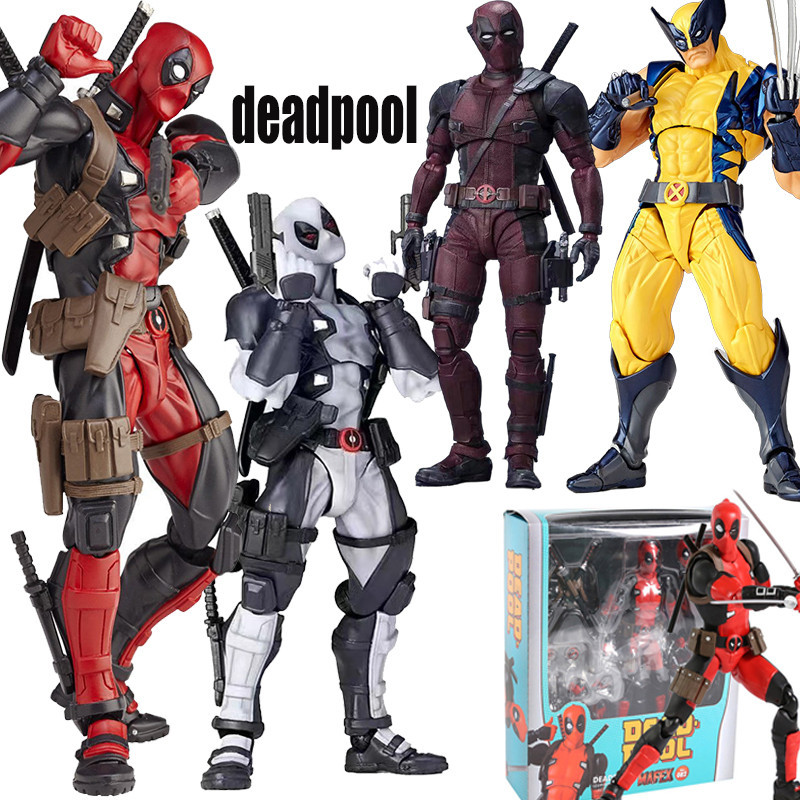 Marvel Avengers Deadpool & Wolverine Action Figure Deadpool Shf รุ่น Movable JointToys