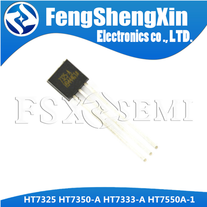 10pcs HT7325 HT7350-A HT7350-1 HT7333-A HT733-1 HT7550A-1 HT75500-1 TO-92 ตัวควบคุมแรงดันไฟฟ้า IC ให
