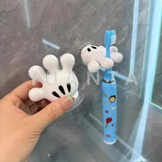 Yuanta ตะขอแขวนแปรงสีฟัน รูปปาล์มการ์ตูน อุ้งมือ 3D ตะขอแขวนผนัง Toothbrush holder