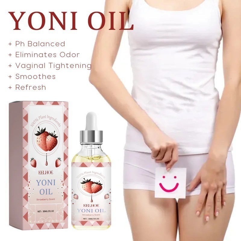น้ํามันหอมระเหยกระชับช่องคลอด Deep Moisturizing Private Area Antibacteria บรรเทาอาการคันกลิ่น Private Part Pink Care Yoni Oil