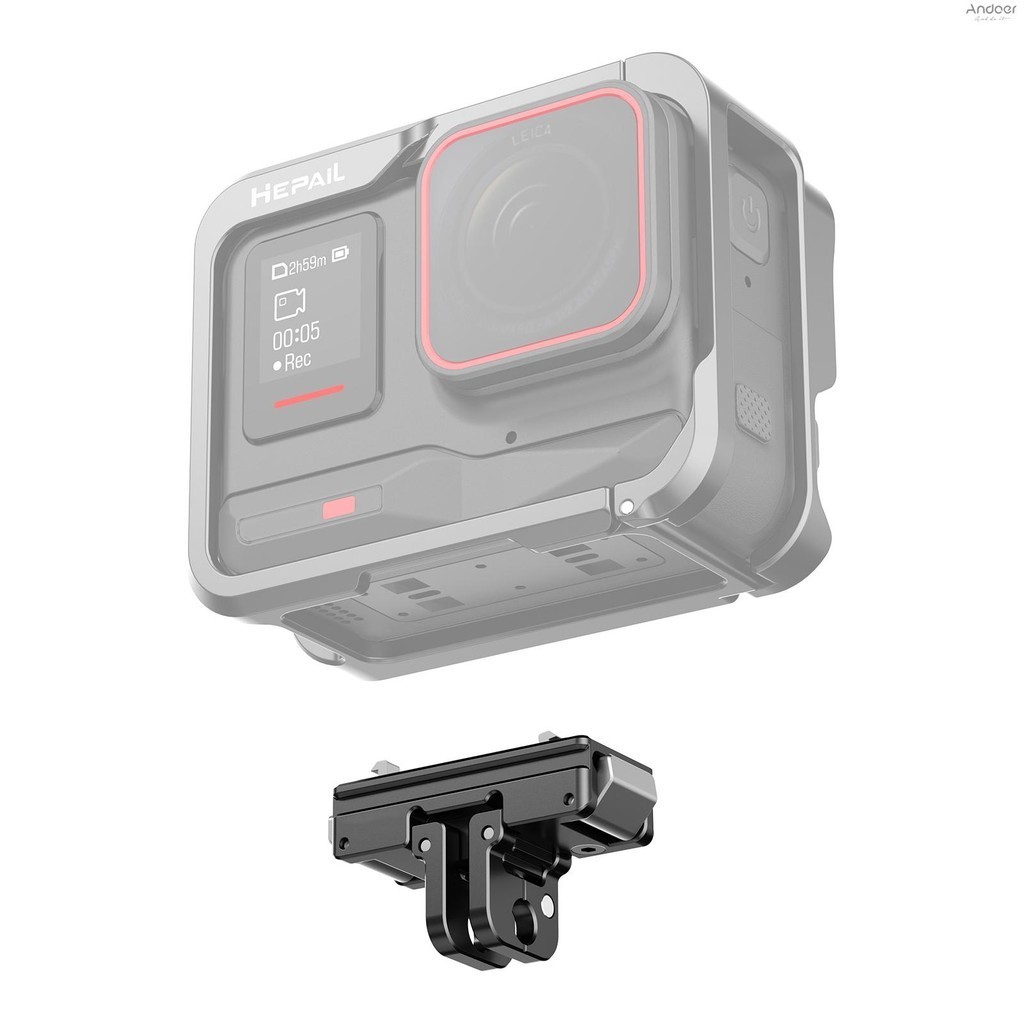 Magnetic Quick Release Mount สําหรับกล้องกีฬาอะแดปเตอร์แม่เหล็ก Mount อลูมิเนียมสําหรับ Insta360 Ace/ Ace Pro