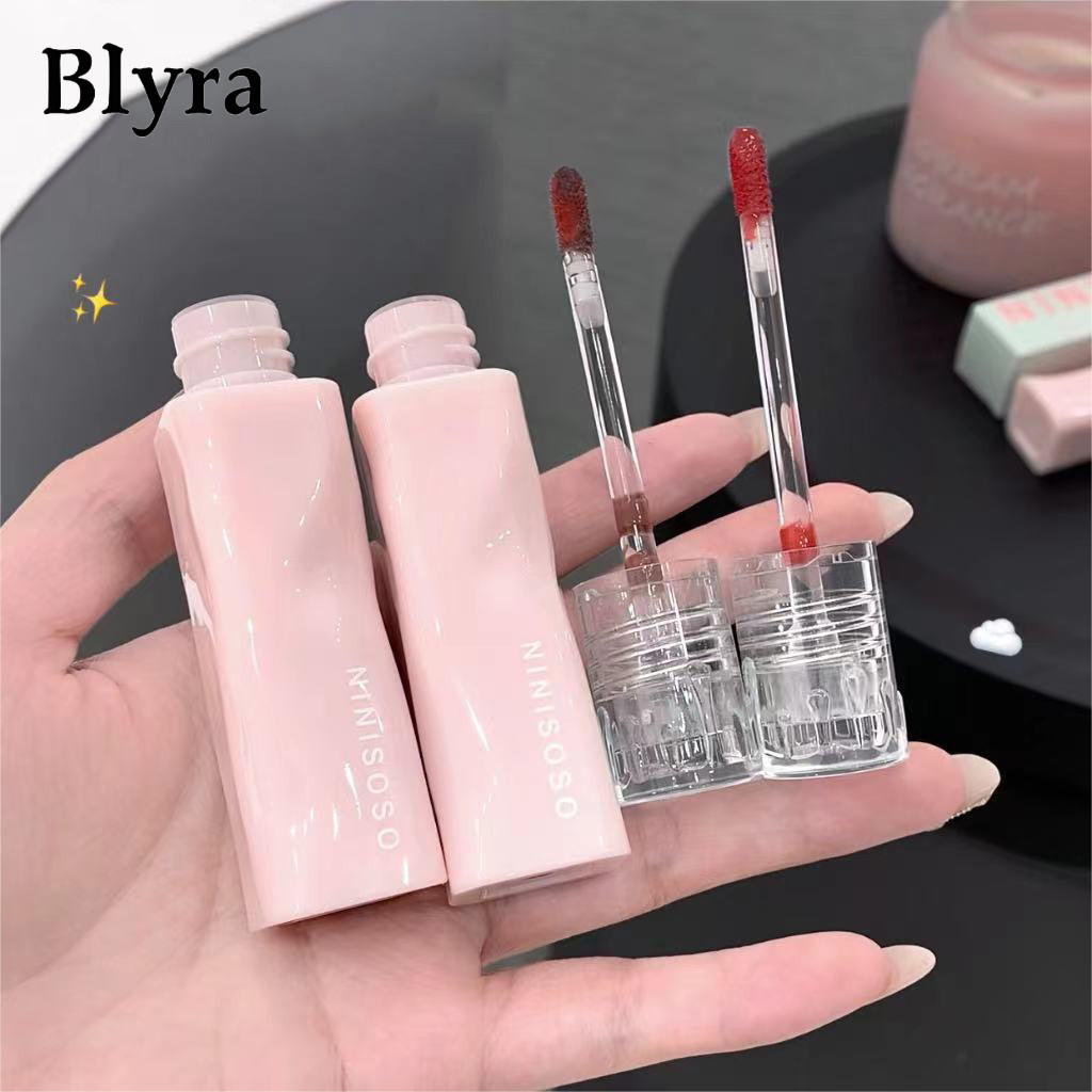 BLYRA ให้ความชุ่มชื้น ลิปกลอส ลิปสติก สีสวย ธรรมช่ติ ไอซ์-คลีร์ ลิปเฉดวารี่ มิลเรอร์