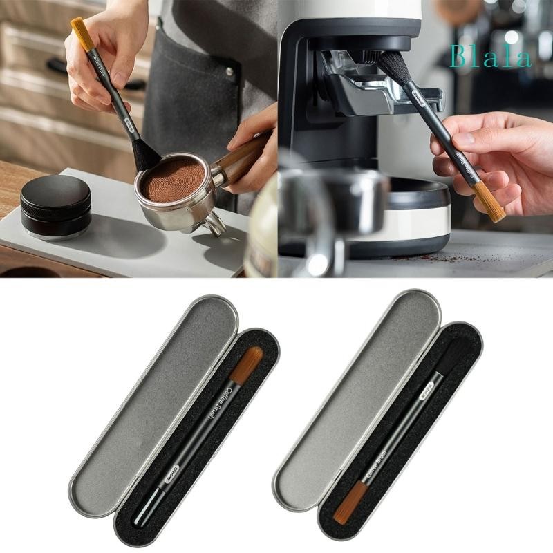Blala Coffee Brush Bar Groove แปรงทําความสะอาด Dusting Espresso Long Handle Brush