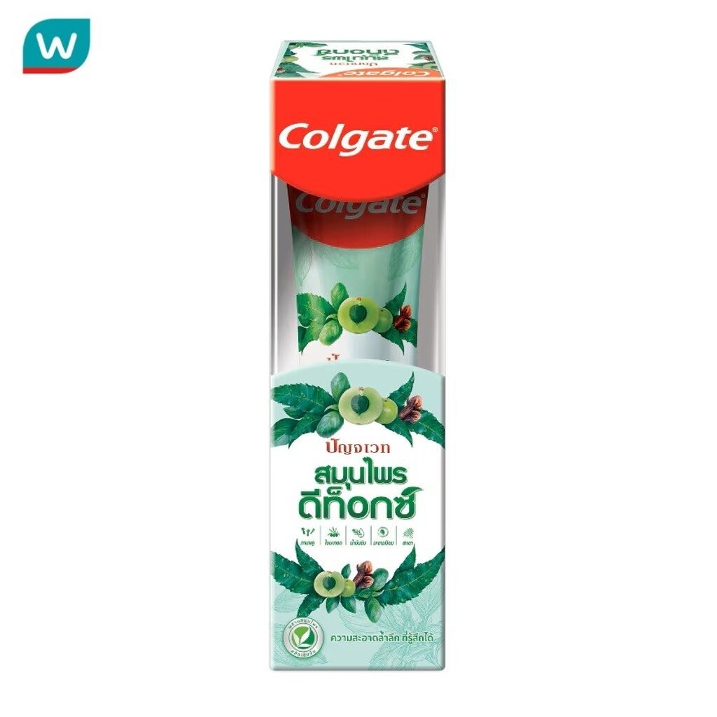 Colgate คอลเกต ยาสีฟัน ปัญจเวท สมุนไพร ดีท็อกซ์ 60 กรัม