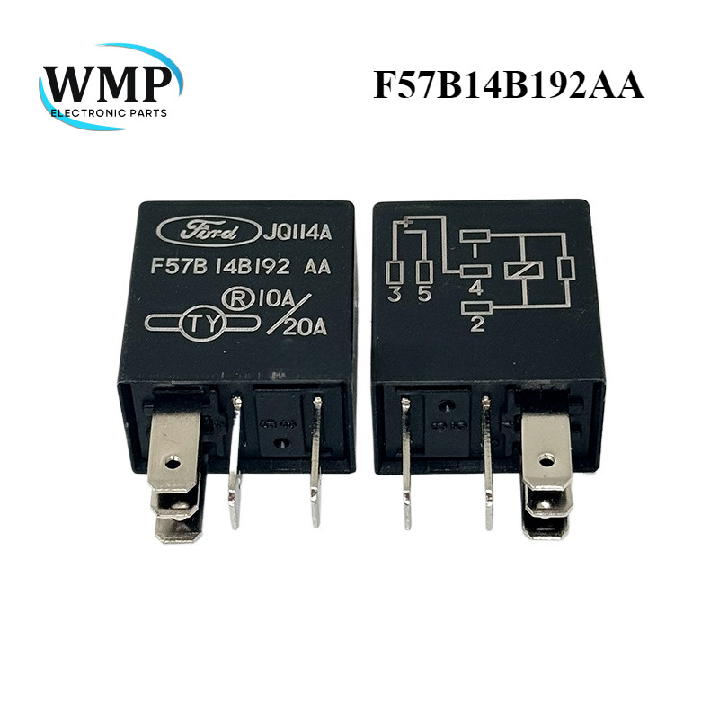 รีเลย์รถยนต์ F57B14B192AA 10A/20A 12V สําหรับ Ford Toyota Cadillac Car