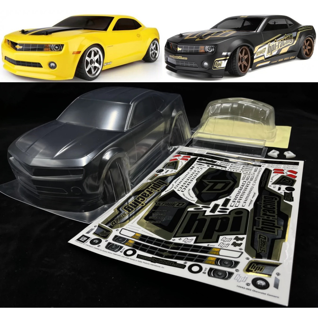 HPI RS4 Nitro Sprint Flat Sports Car Shell Chevrolet Camaro Car Shell