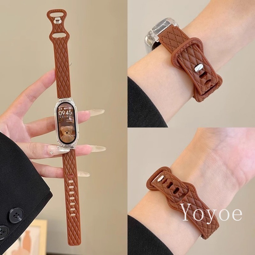 แฟชั่นสายนาฬิกาซิลิโคนสําหรับ เสี่ยวหมี่ ไมล์ วงดนตรี 10 9 8 7 เอ็นเอฟซี สร้อยข้อมือสายรัดข้อมือกีฬา ไมล์band 5 6 4 3 อุปกรณ์เสริม - รูปที่ 6