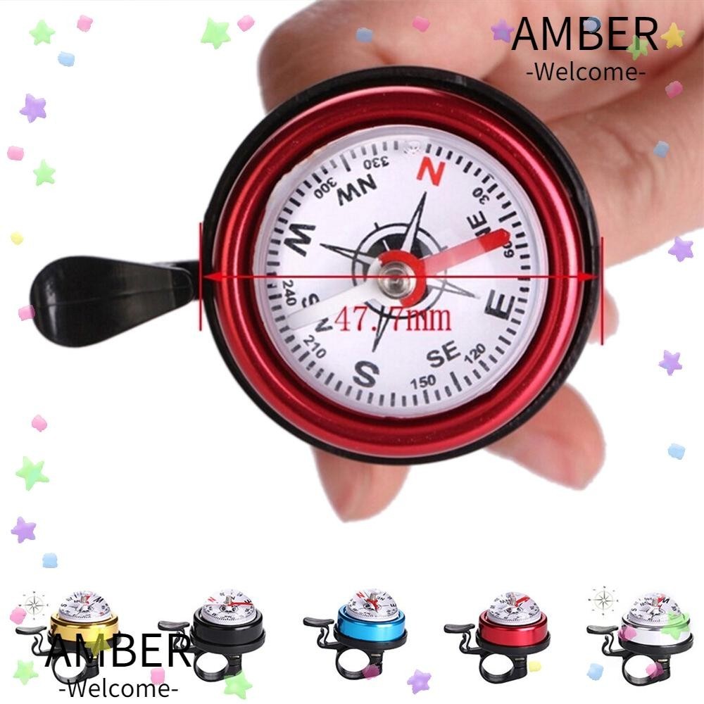 Amber กระดิ่งเข็มทิศ สําหรับติดแฮนด์รถจักรยาน
