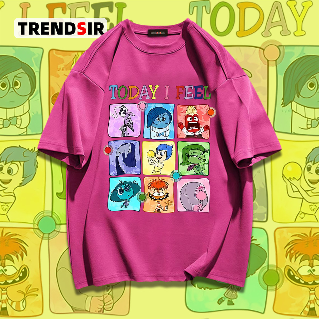 TrendSir New เสื้อยืด cotton แขนสั้น Inside Out เนื้อผ้าดี 100% Cotton 9สี M-3XL