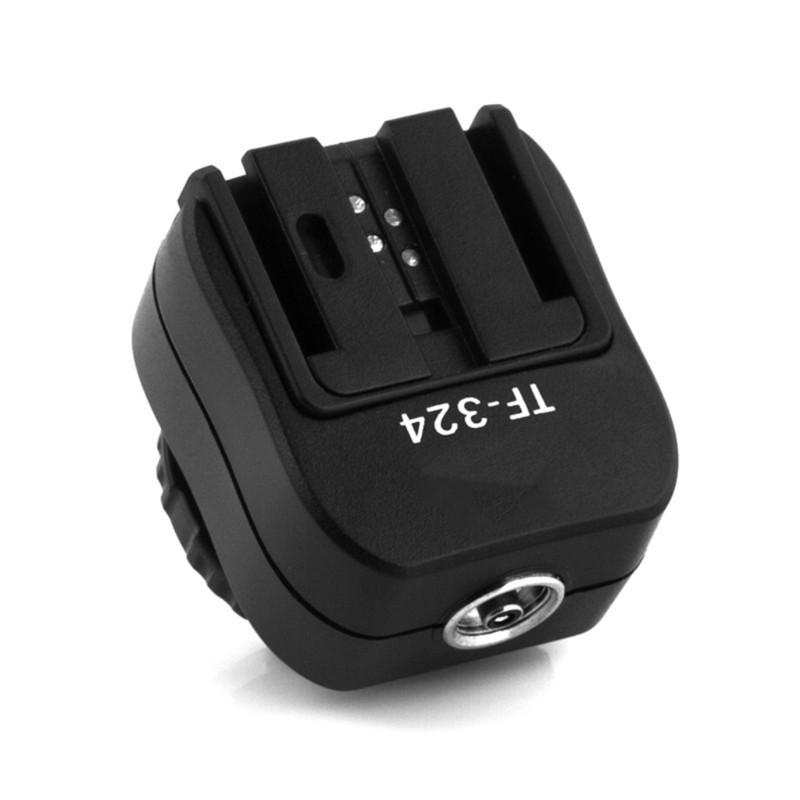 3C TF324 กระพริบ Hot Shoe Sync Adapter พร้อม PC Sync Port Dedicated Hotshoe Adapter Converter สําหรั