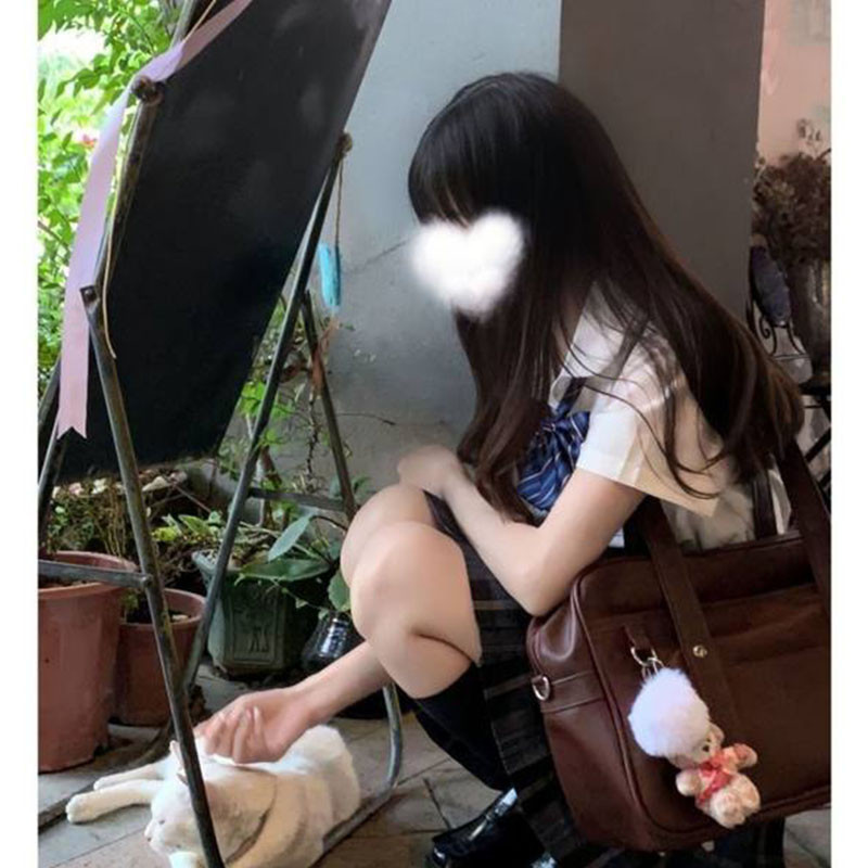 ชวัซ นิรันดร์ กระเป๋าสะพายไหล่ผู้หญิงพร็อพ ปู่ สองมิติอเนกประสงค์น่ารักญี่ปุ่นวิทยาลัยกระเป๋าถือ