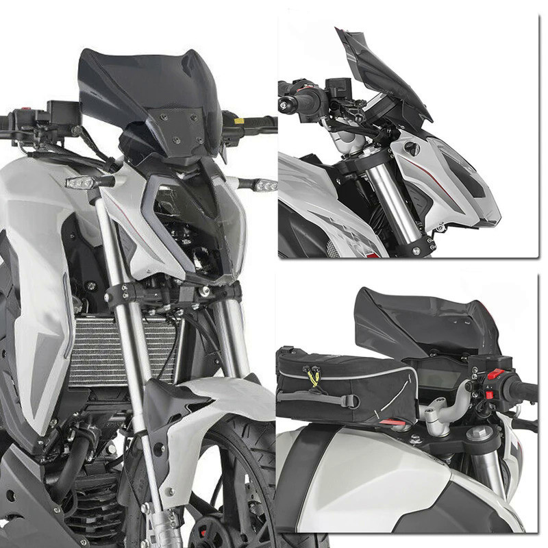 OTI ใหม่ชิ้นส่วนรถจักรยานยนต์ Windscreen Wind Shield Deflectore สำหรับ KEEWAY RKF 125 RKF125 2018 20