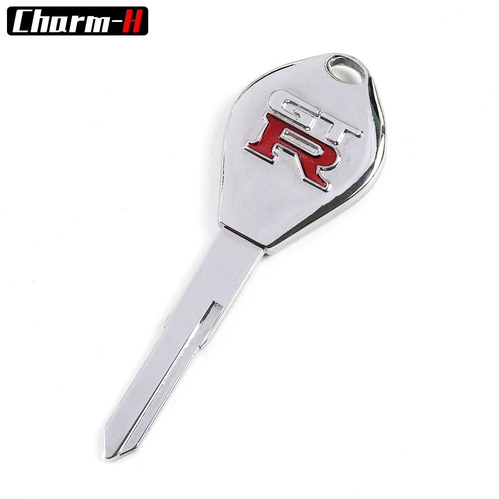1 ชิ้นกุญแจโลหะผสมโลหะตัวอ่อนสําหรับ Honda GT R รถจักรยานยนต์ Storm Eye CB190R กุญแจรถจักรยานยนต์ตัวอ่อน Blank (รูปออลอินวัน)