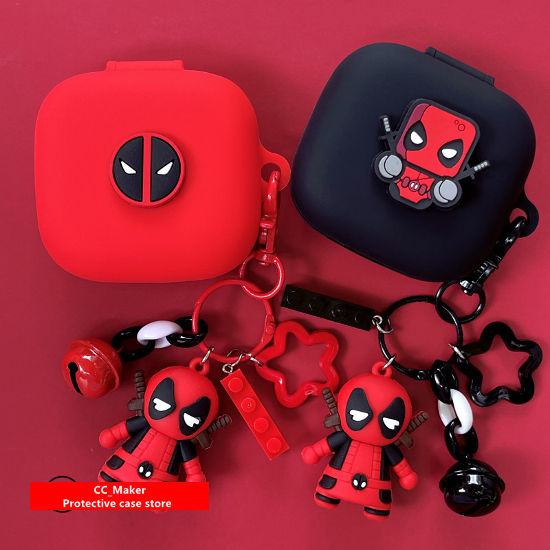 Suitable for Shokz OpenFit 2+ Case Cartoon Keychain Pendant Shokz OpenFit 2 T920 Silicone Soft Case 