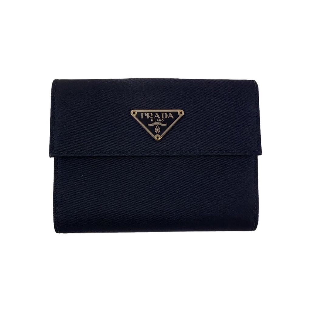 PRADA Wallet Nylon Women's Navy Direct from Japan Secondhand 2343313110157