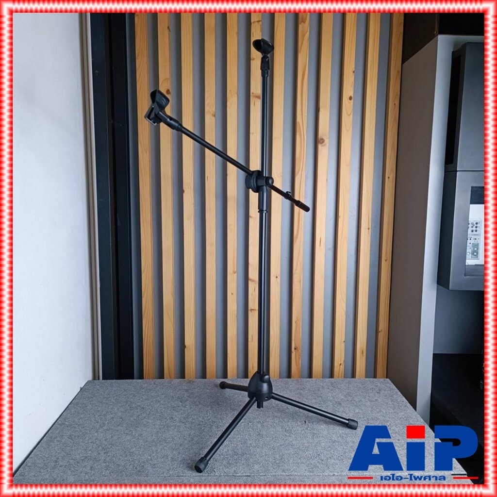 NTS ST-201A ขาไมค์บูมพร้อมคอจับ ขาไมค์บูมตั้งพื้น ฐานแฉก ST201A ST 201 A ขาตั้งไมค์ ขาไมค์ตั้งพื้นNTS ST 201A เอไอ-ไพศาล