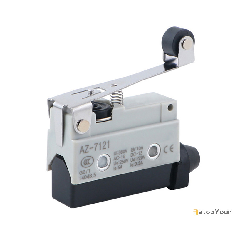 Eatopyour] AZ 7121 กันน้ํา Micro Switch Travel Limit Switch Straight 90 องศา Roller Lever Inching Tr