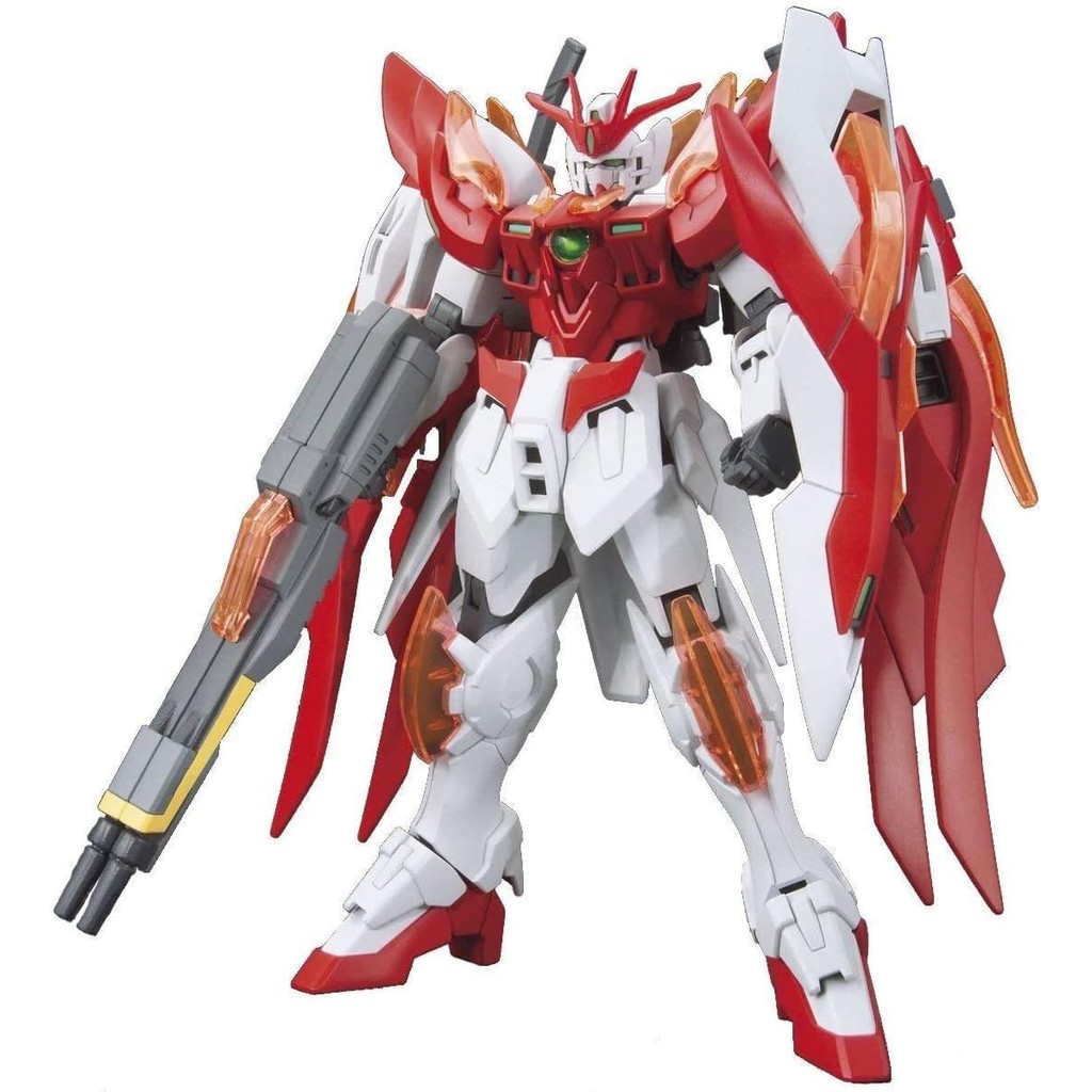 HGBF Gundam Build Fighters Try Wing Gundam Zero Flame 1/144scale color coded plastic model Ship from