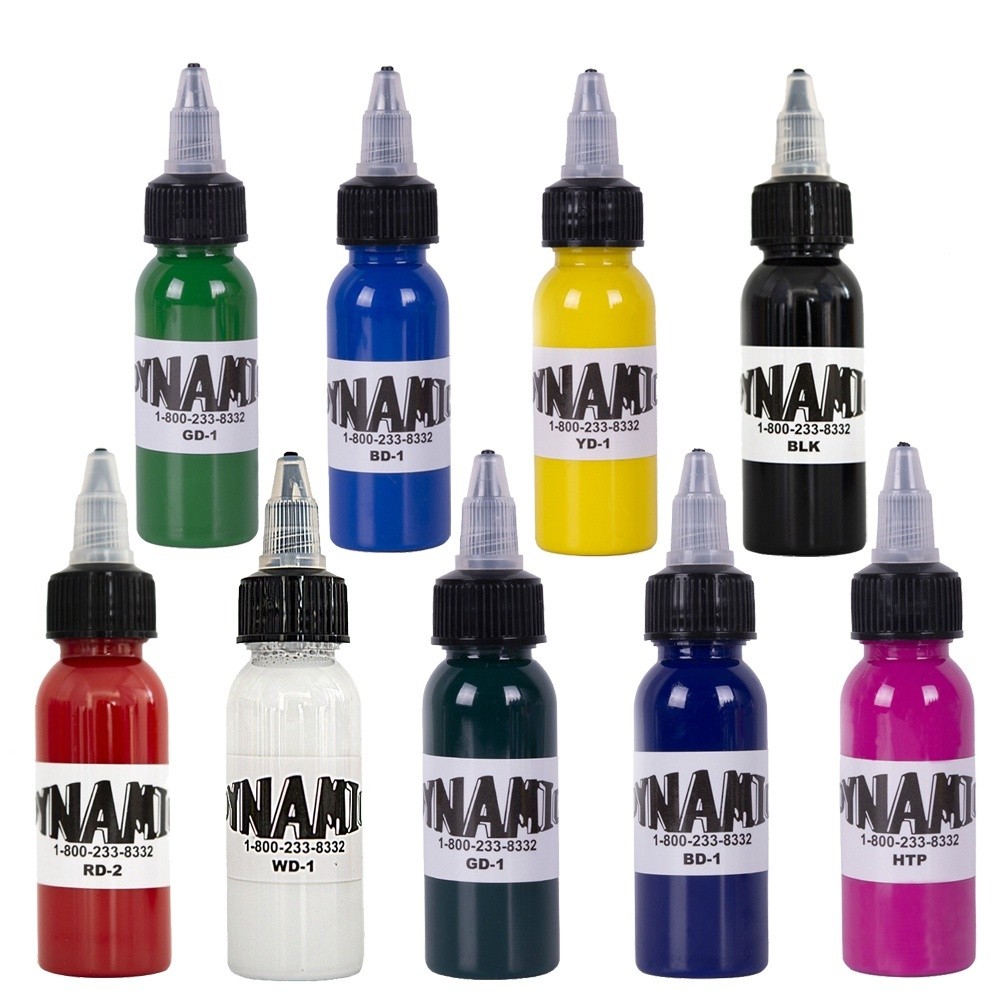 แบบไดนามิก9สี30ml/ขวดหมึกสักมืออาชีพสำหรับศิลปะบนเรือนร่างพืชธรรมชาติเม็ดสีไมโครสีหมึกสักถาวร sk1e