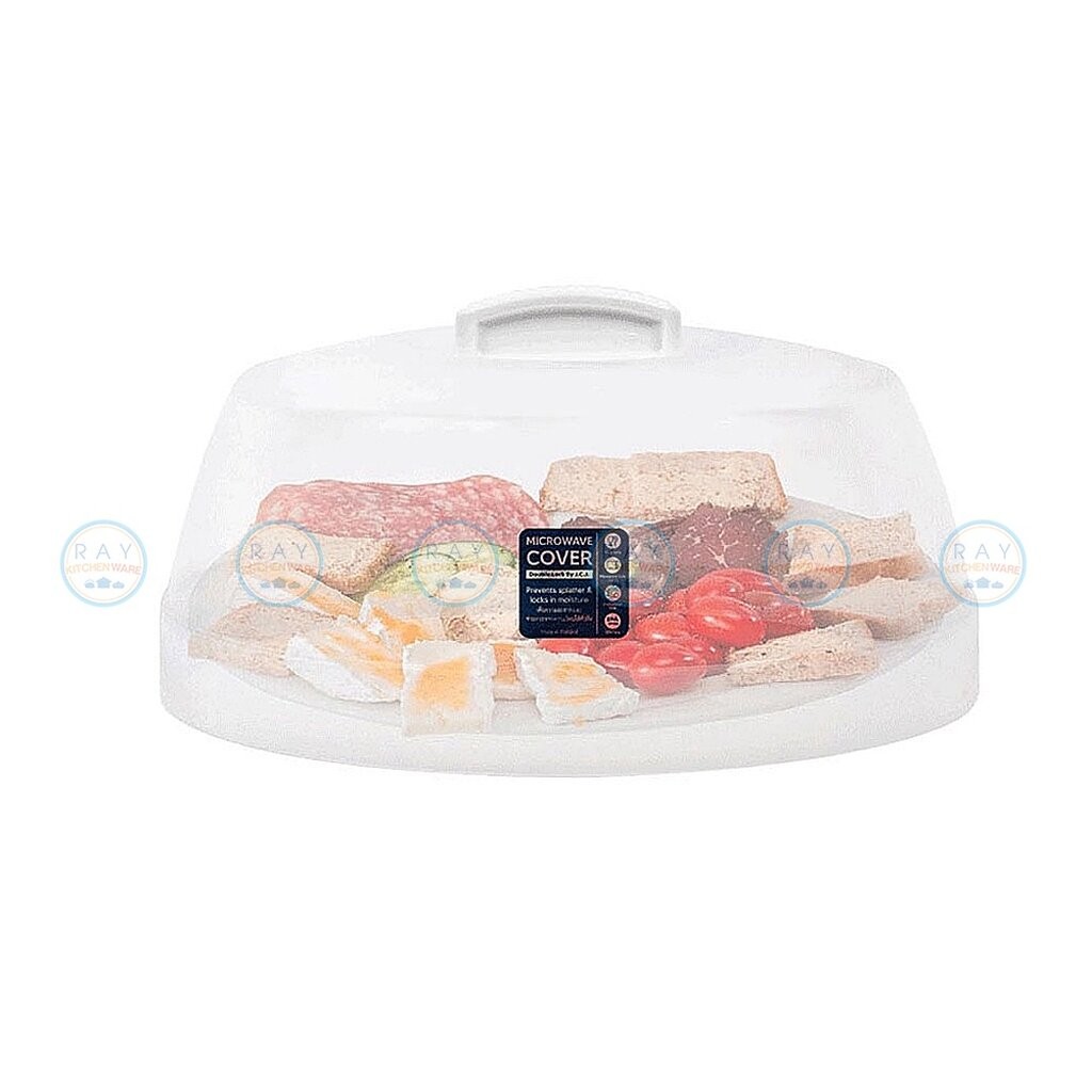 Double Lock ฝาครอบเข้าไมโครเวฟ 20,24,27 ซม 4634 4635 4636 BPA Free ไร้สารก่อมะเร็ง JCJ ถาดอุ่นอาหาร ถาดมีหูเข้าไมโครเวฟ