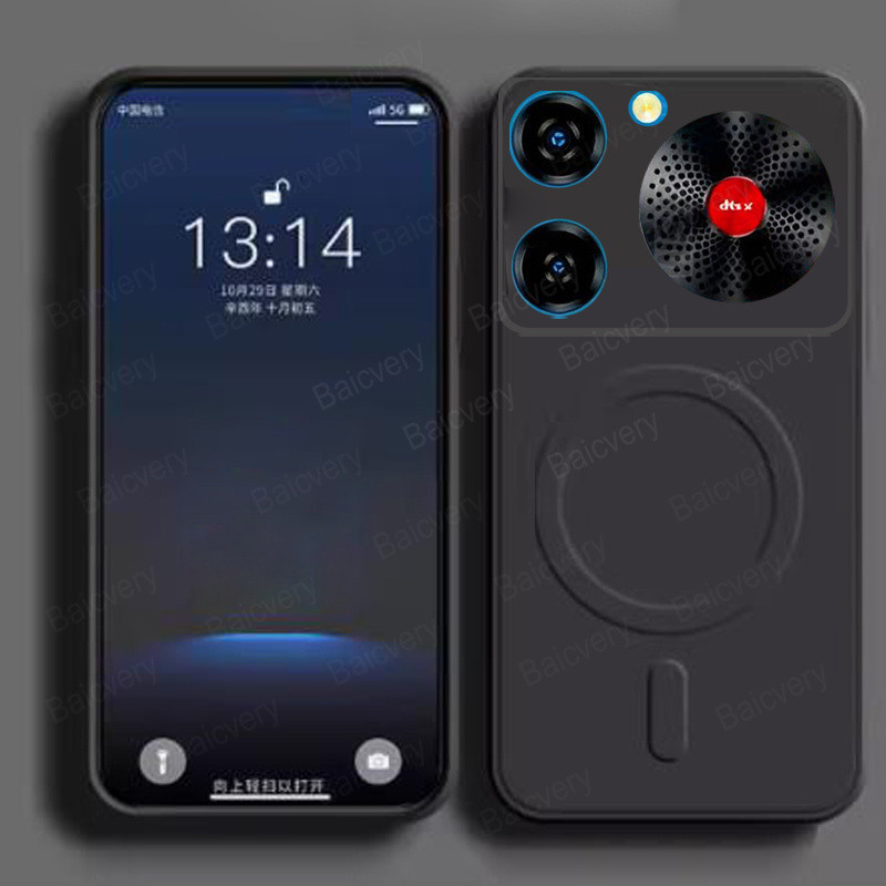 Nubia Music Casing Clear Case Phone Case Cover Fundas Camera Protect Support Magnetic Wireless Charger with Holder