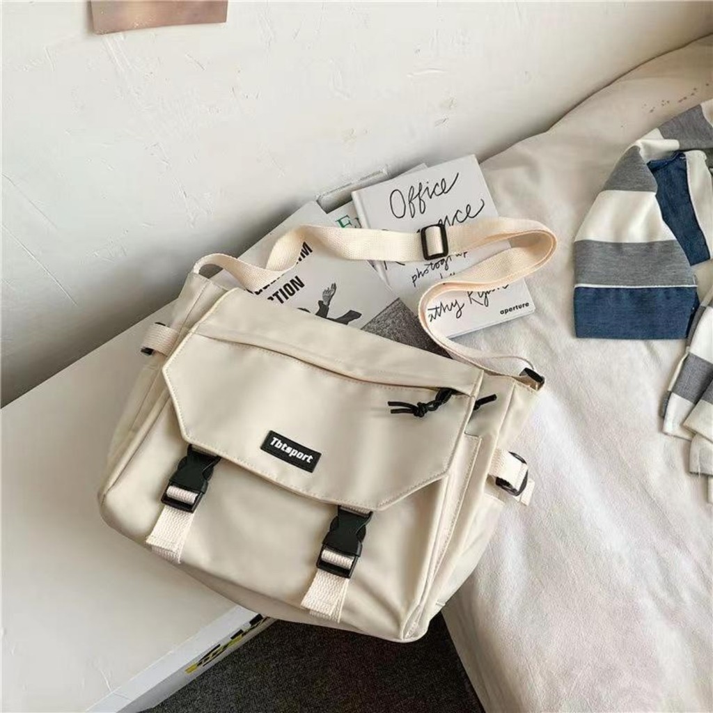 กระเป๋า bag กระเป๋าสะพายข้างผู้ชายแบรนด์น้ำฮาราจูกุกระเป๋าสะพายข้างนักเรียนชั้นเรียนกระเป๋าสะพายลำลองญี่ปุ่นหญิ