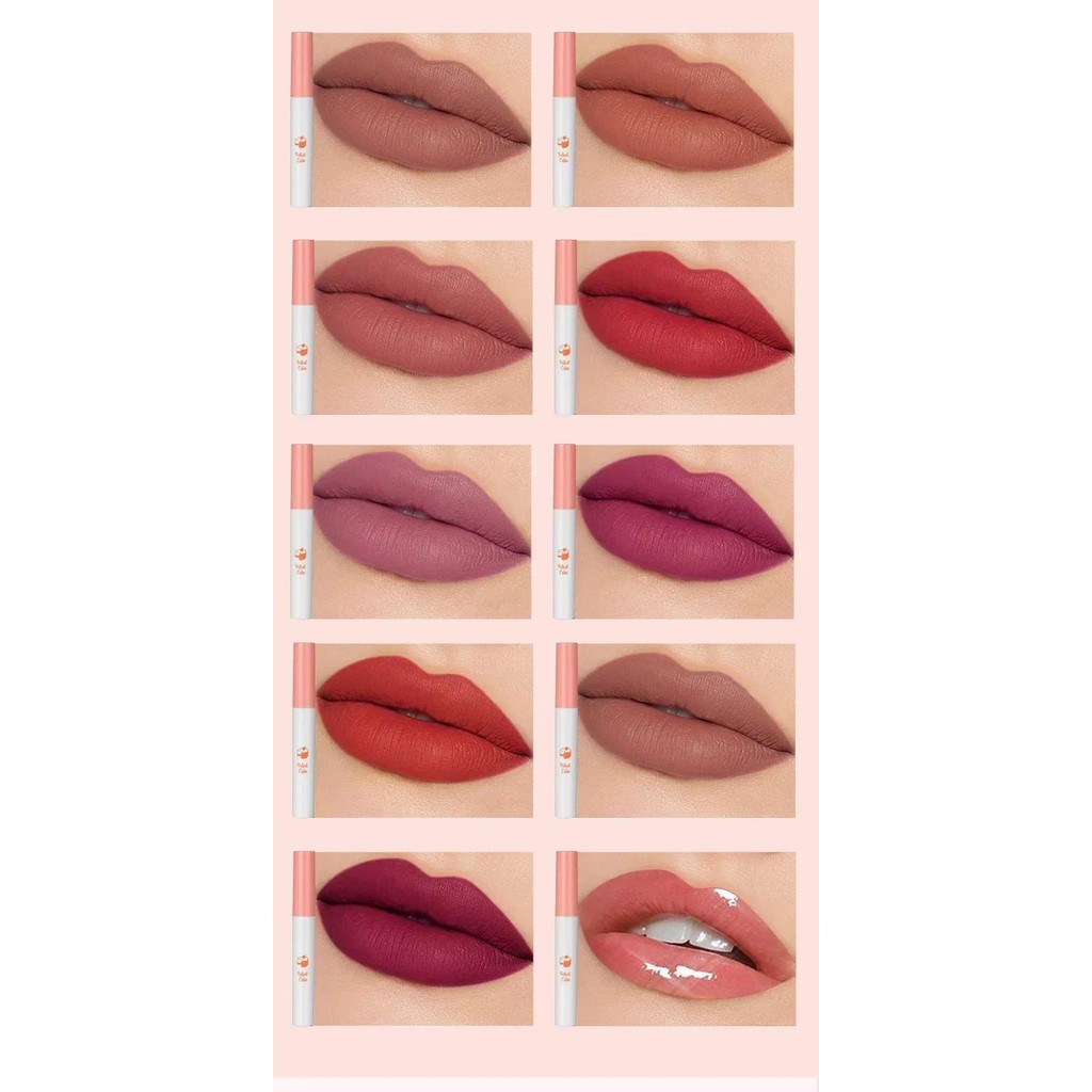 10 ชิ้น Lana Del Rey ลิปสติก Matte Non Stick Cup ลิปกลอสท่อควัน Lip Gloss ชุดกํามะหยี่ Liquid ลิปสติกยุโรปแต่งหน้า - รูปที่ 4