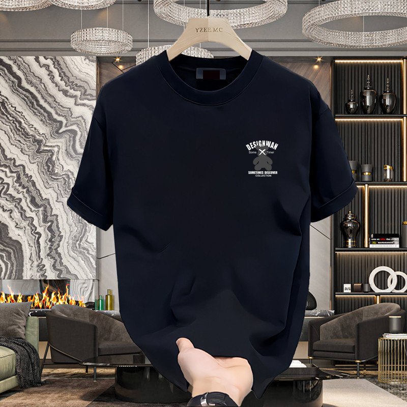 (จัดส่งตลอด 24 ชั่วโมง)HY trendy เสื้อยืดลําลอง ผ้าฝ้าย แขนสั้น คอกลม พิมพ์ลายหมีเท็ดดี้ ทรงหลวม สไตล์อเมริกัน 16155
