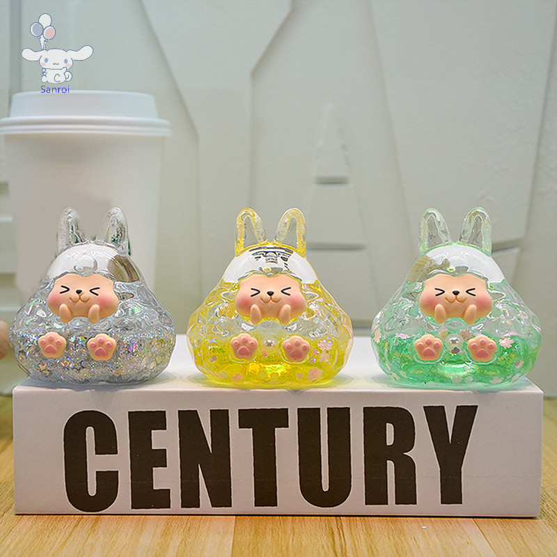 [ซาน] น่ารัก มินิคลาสสิกตกแต่งงานฝีมือเรซินอินเทรนด์สร้างสรรค์ตุ๊กตาของเล่นตกแต่งโต๊ะตุ๊กตาจิ๋วตกแต่งบ้านของขวัญ โผล่