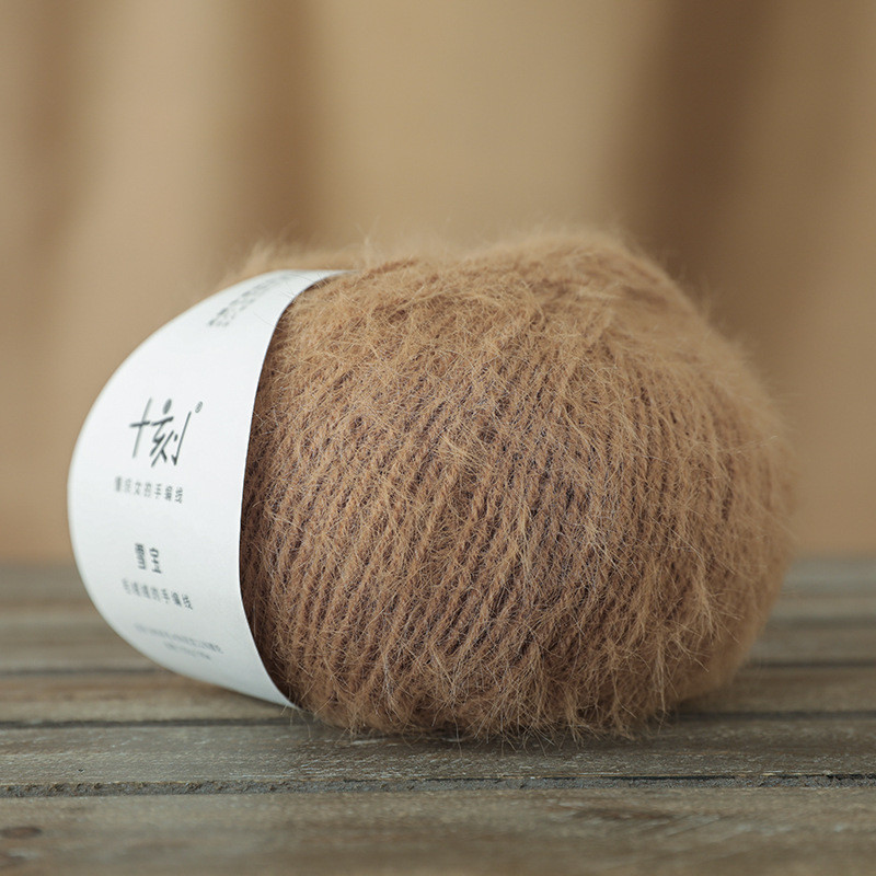 [พร้อมสต็อกจัดส่งที่รวดเร็ว] สิบแกะสลักหิมะสมบัติขนสัตว์ผสมตุ๊กตาหมวกขนสัตว์ผ้าพันคอเสื้อผ้ามือถักแพคเกจวัสดุด้าย - รูปที่ 6