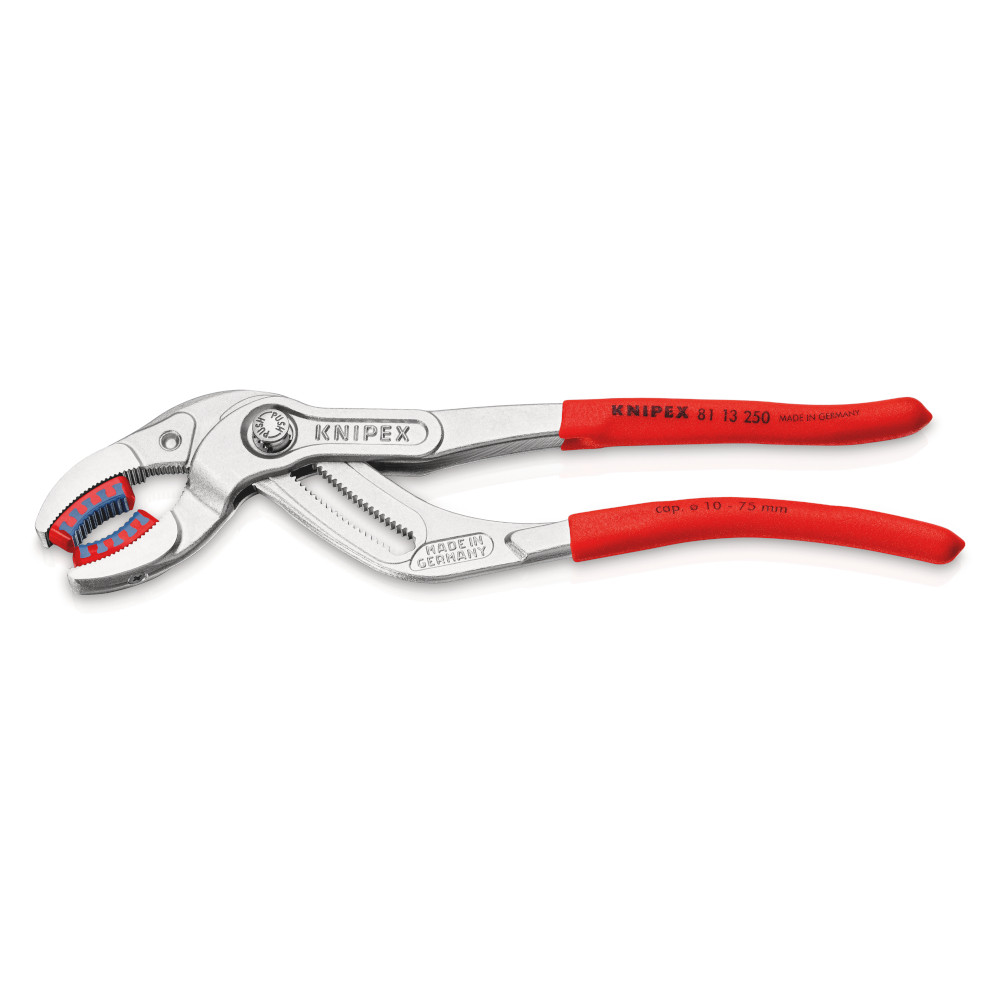 KNIPEX Siphon & Connector Pliers 250 mm คีมแบบคอห่านและคีมเชื่อมต่อ 250 มม. รุ่น 8113250