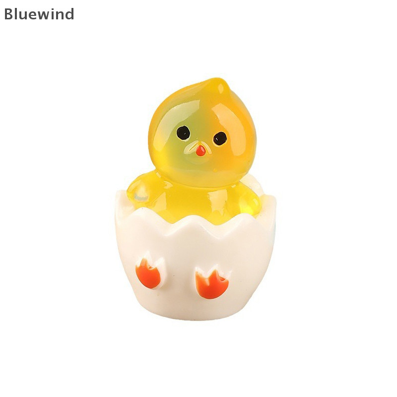 Bluewind Mini Luminous Egg สัตว์เครื่องประดับรถ Micro Landscape Decor ตุ๊กตา House ฉากตกแต่ง DIY เครื่องประดับเดสก์ท็อปของเล่นของขวัญใหม่