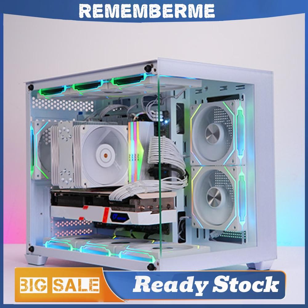 พัดลมเคส PC 120 มม. Infinite Mirror Effect 5V 3Pin ARGB 4Pin PWM Case Cooler Fan