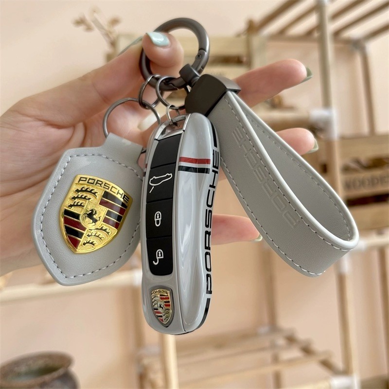 เหมาะสําหรับ Porsche Key Shell New Cayenne 718macan Palamela taycan911 Plug-In Key Cover I5Y4