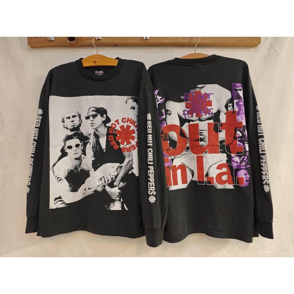 เสื้อแขนยาวผ้าฟอกBioลายเรดฮอต(ป้ายGiant)