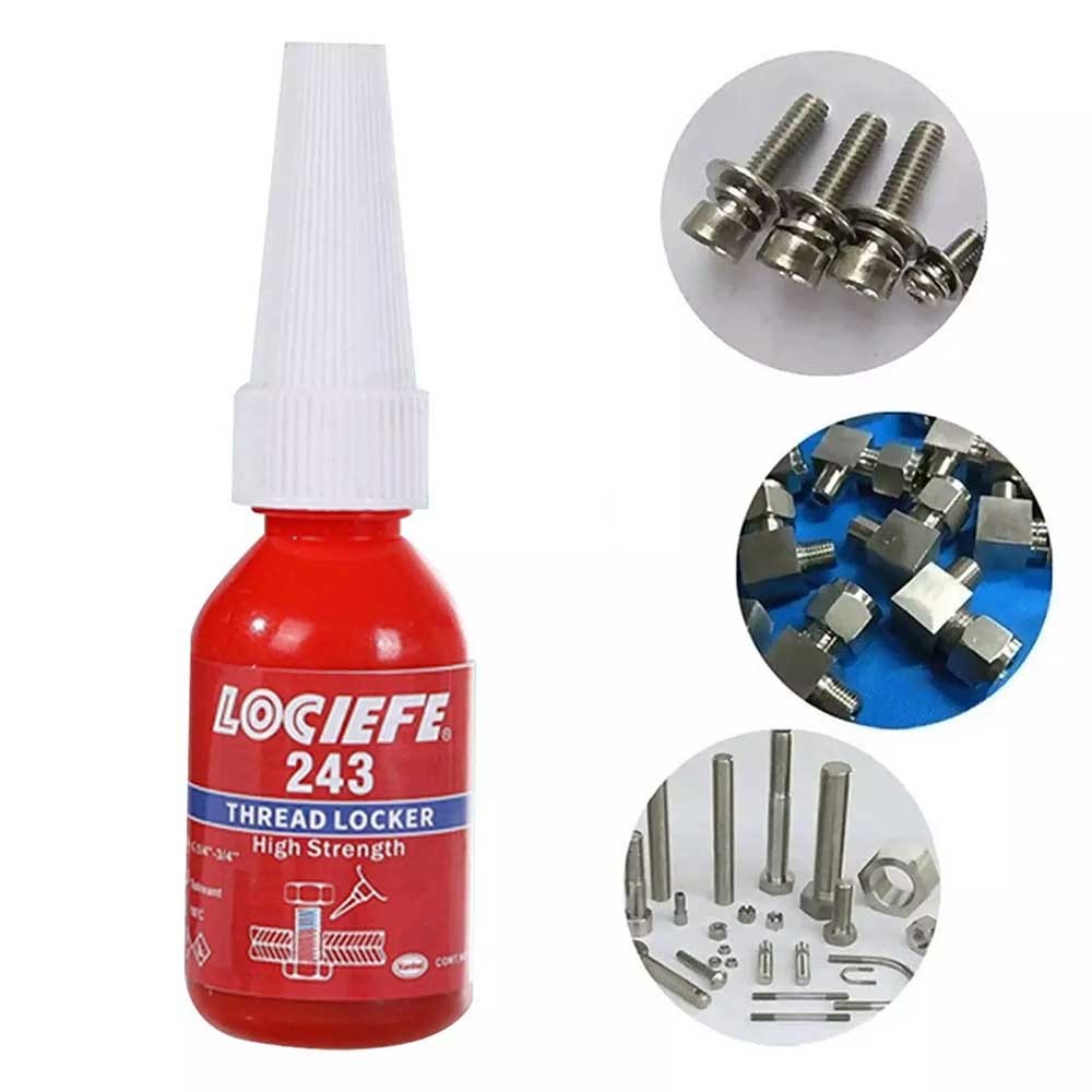 Threadlocker 243 Anaerobic Curing Metal Glue,Lock Tight Seal Fasteners,Thread