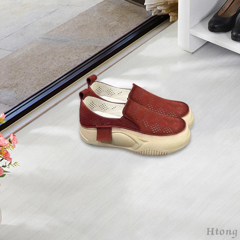 [Htong] รองเท้าผ้าใบผู้หญิงยางแต่เพียงผู้เดียวสบายสุภาพสตรี Girls Trainers