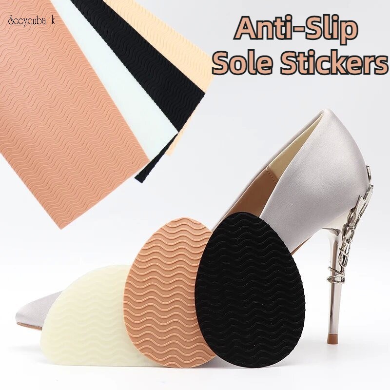 Diy รองเท้า Sole Protectors สําหรับรองเท้าส้นสูง Anti-Slip รองเท้าซ่อมรองเท้าผ้าใบป้องกันคุณภาพยางซิลิโคน Self-Adhesive แผ่นด้านล่าง