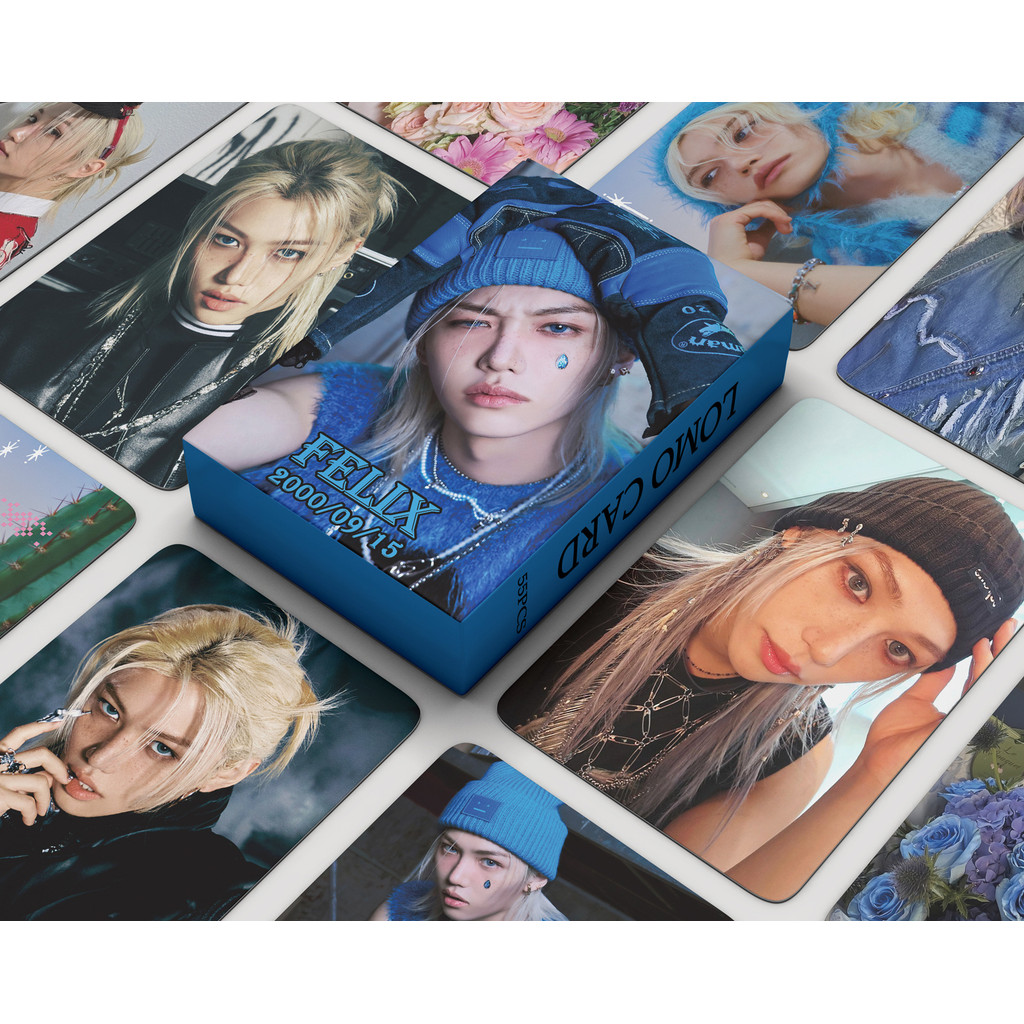 Kpop 55 ชิ้น/เซ็ต Kpop Stray เด็ก ATE Felix Solo Lomo การ์ดเด็ก Photocards Straykids การ์ดรูปถ่ายโปสการ์ดสําหรับแฟนๆคอลเลกชัน