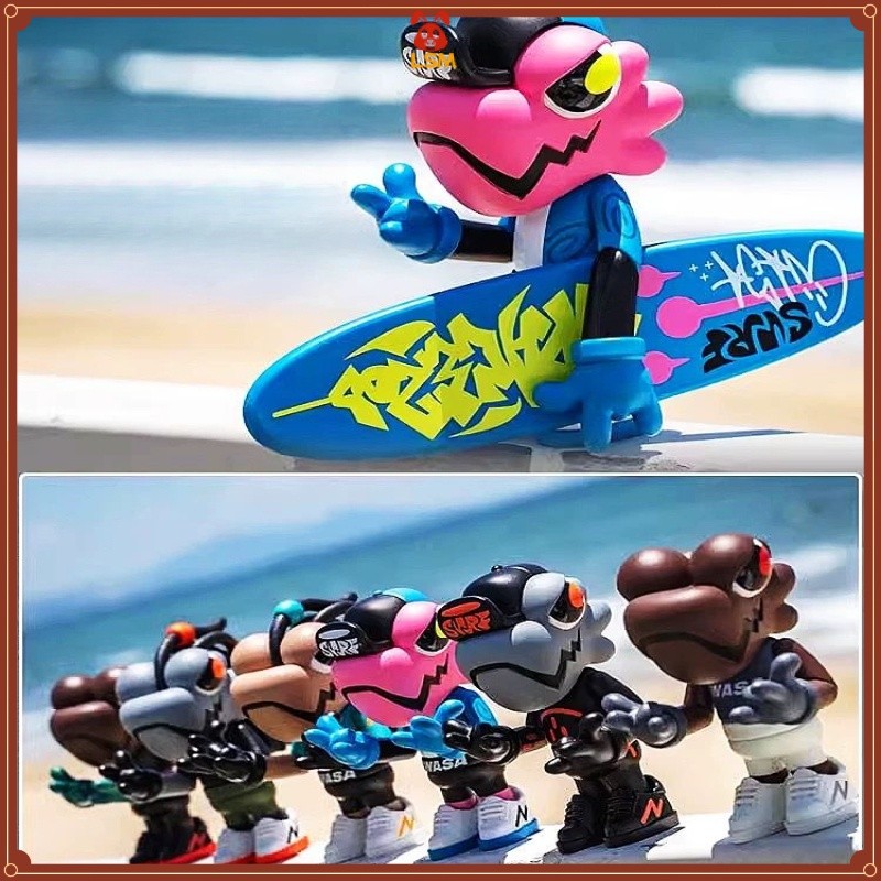 Wasatoy Chameleon Mystery Box Surfing Dragon Surf206 ของเล่นตกแต่งรูปอินเทรนด์