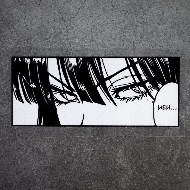 🍀Car sticker Japanese JDM animation cartoon eye BOX sticker motorcycle reflective sticker
