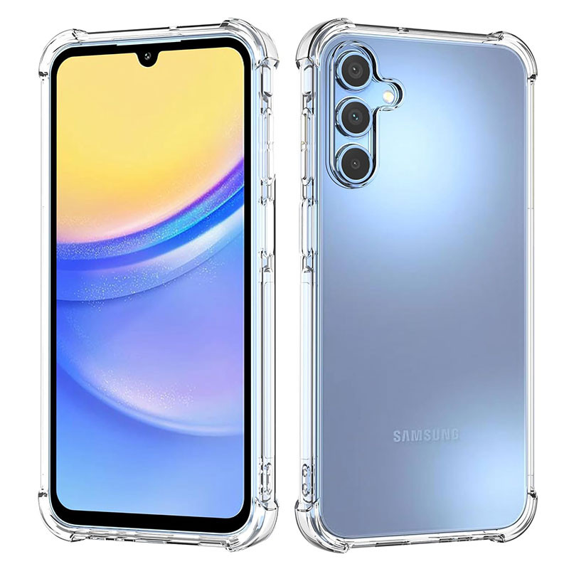 ซิลิโคนอ่อนโปร่งใสสําหรับ Samsung Galaxy A16 A06 M05 F14 M35 M55 F55 C55 M15 M14 F15 M34 F54 M14 F13