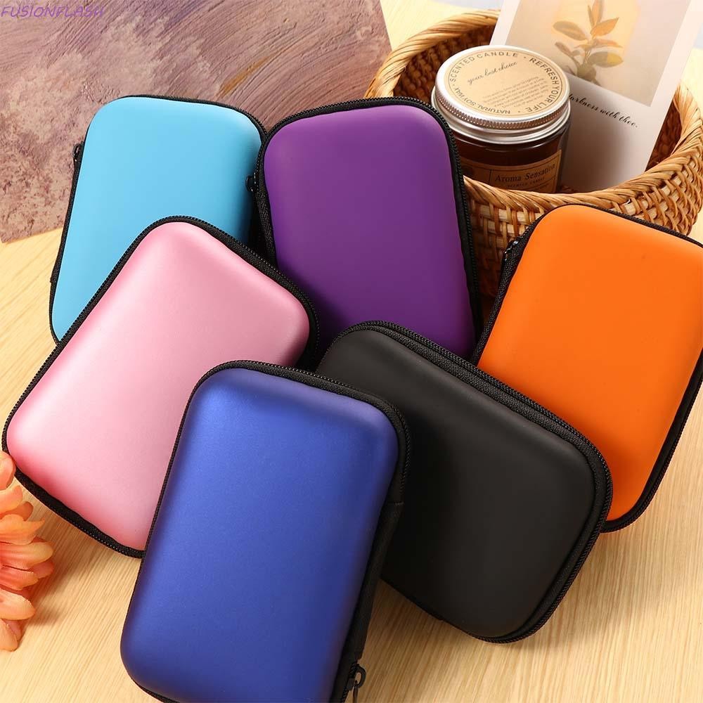Fusionflash HDD Bag Cover กล่องหูฟังแบบพกพา HDD Carry Case Hard Disk Case