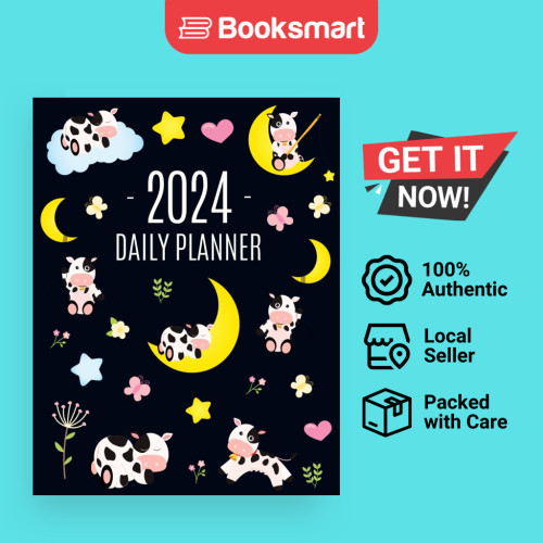 Cow Planner 2024 โดย Happy Oak Tree Press ปกอ่อน Semsoli 9781970177930