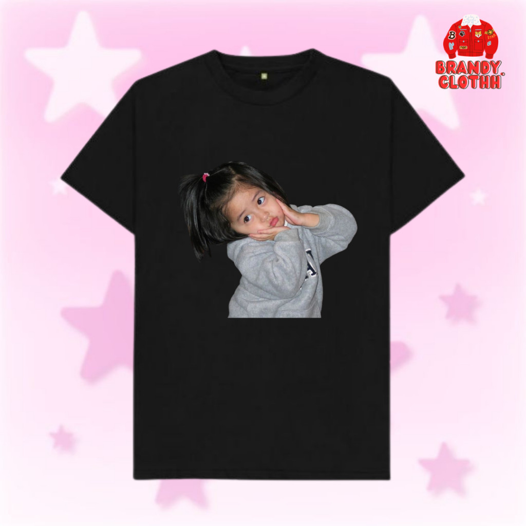 【New】เสื้อยืด พิมพ์ลาย Bc - Kaos Baju Kpop Edition BABY YUNJIN LE SSERAFIM สไตล์วินเทจ สําหรับผู้ใหญ