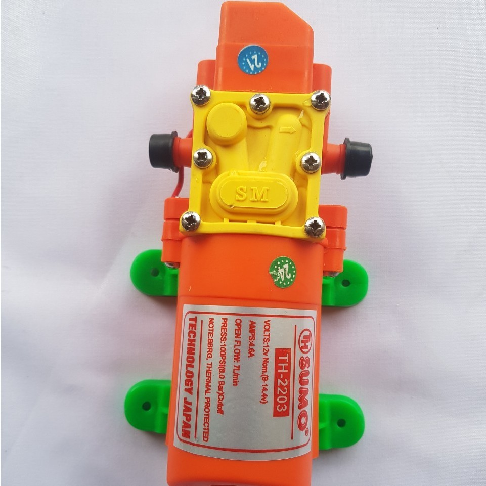 SUMO PUMP 7L MINI 12V 4.6A - SUMO PUMP 12V 60W CAPACITY 7-8L/MIN