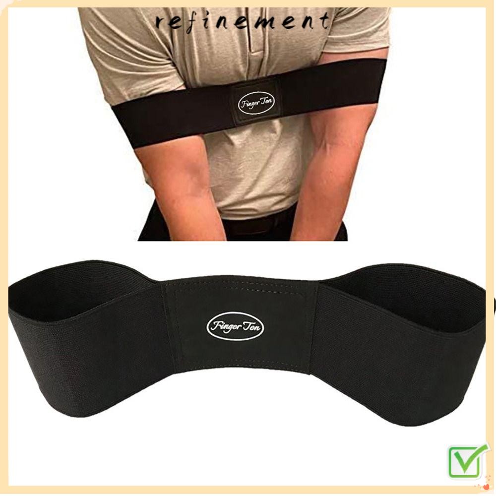Refinement Golf Swing Trainer Aid, Adjustable Breathable Golf Swing Correcting, Elastic Portable Golf Practice Armband
