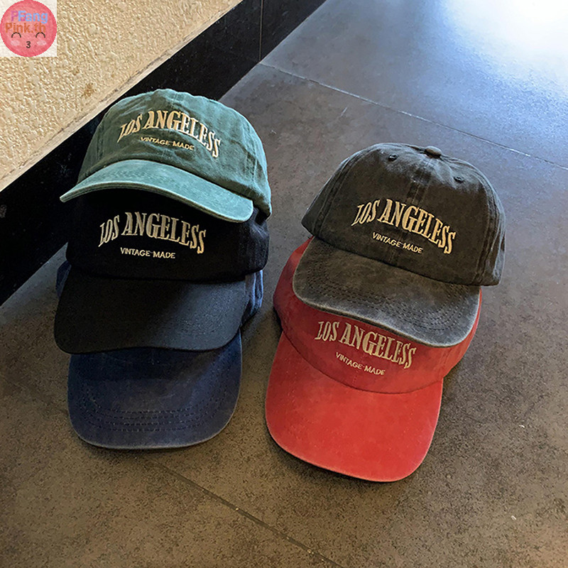 Puinkk 1PC ล้าง All-match เย็บปักถักร้อย Snapback นักเรียนชาย Sun เบสบอลหมวกสําหรับชาย Hip Hop เดินป่าผู้หญิง Fishman หมวก TH